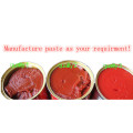 Hard Open and Easy Open Canned 210g Tomato Paste